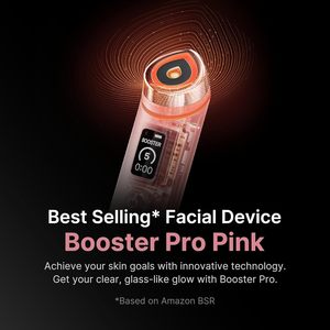 Masajeador Facial 6 en 1 Age-R Booster Pro con Cabezal de Vidrio Real, Recargable por USB, para una Piel Radiante, Dispositivo de Belleza Coreano - Product Image 2
