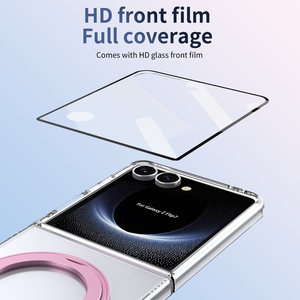 Soporte de anillo magnético de dos <span class=keywords><strong>colores</strong></span> a prueba de golpes Fold Zlip Phone Case para Samsung Galaxy Z Flip 7 6 5 <span class=keywords><strong>4</strong></span> 3 - Product Image 6