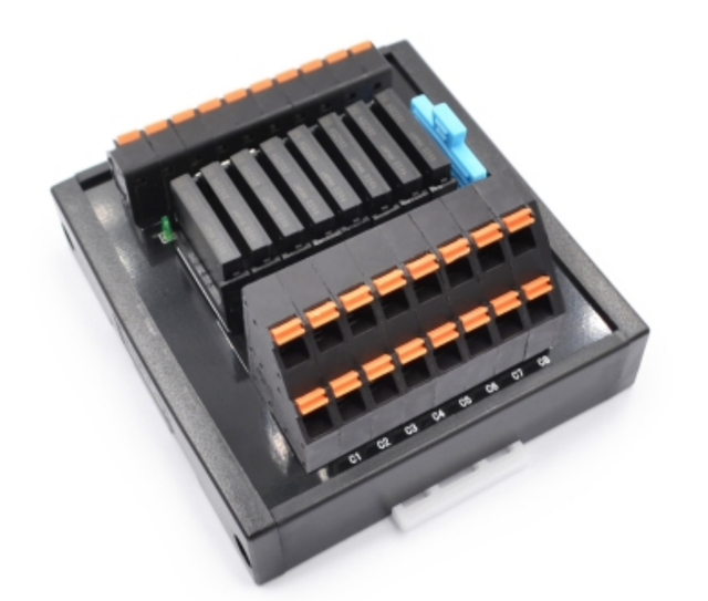QMY505SL 4 Channel 1O Contact Single Independent Output PLC Power Relay Module 1A 24VDC PLC High Power Relay Module 4-bit