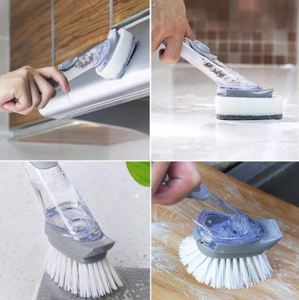 Nouveautés : Distributeur automatique de liquide, éponge à long manche, brosse de nettoyage pour la vaisselle de cuisine - Product Image 6