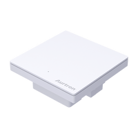 Interrupteur intelligent tactile LoRaWAN 1 voie Aurton DK33LW |   Fil électrique monophasé, aucun neutre requis |   Contrôle d'éclairage sans fil à installer en plus (retrofit)