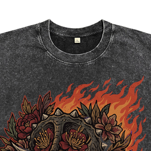 Camisetas Transpirables de Alta Calidad para Hombre, 100% Algodón, Estampado de Dinosaurio Personalizado, Cuello Redondo, Manga Corta, Estilo Casual - Product Image 3
