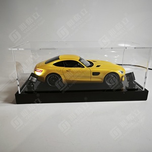 Wholesale Modern Custom LED Light 1/18 Acrylic Car <b>Models</b> Display Rack with Black Base for & Outdoor Use - Product Image 4