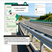 Precio competitivo AASHTO EN1317 Certificado Q235B Q355B W Beam Guardrail Guard Rails Road Highway Crash System Barreras de tráfico