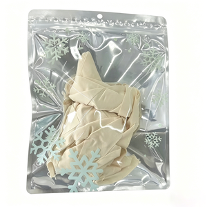 Sacs à fermeture éclair Yin-Yang personnalisés (moitié transparent/moitié opaque), pochettes refermables en aluminium avec trou <span class=keywords><strong>de</strong></span> suspension - Product Image 6