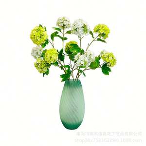 Viburnum Macrocephalum Flor artificial Asequible Lujo Sala de estar Comedor Mesa Adornos decorativos Paisaje - Product Image 5