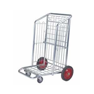 Zware Magazijn Transport <span class=keywords><strong>Trolley</strong></span> Supermarkt Bagage <span class=keywords><strong>Trolley</strong></span> Kar - Product Image 3