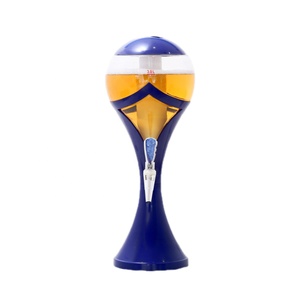 Machine à boissons de table de buffet <span class=keywords><strong>Distributeur</strong></span> de bière à LED avec robinet à bière Seau à glace en plastique pour bière champagne avec glace - Product Image 6