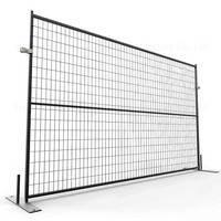 Clôture temporaire 6 pieds x 10 pieds pour chantiers de construction, événements publics, usage personnel, clôture en acier galvanisé, mur en gabion, modélisation 3D