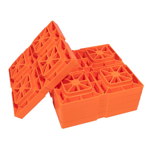 Blocs <span class=keywords><strong>de</strong></span> levage RV Jack Pads Essential Travel Gear Tire Recovery Gear Stacking Balance Pads - Product Image 1
