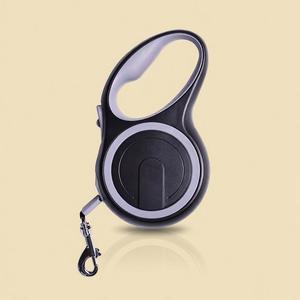 Correa Retráctil de Lujo para Perros de 5m, Gris y Negra, Personalizada, con Liberación Rápida, Diseño Duradero para Perros de hasta 50kg, Venta al Por Mayor, OEM, ODM - Product Image 1