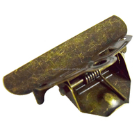 Populaire classique ancienne mode 85mm laiton Antique Bronze A4 B5 dossier pince reliure printemps papier métal presse-papiers Clip pour Menus
