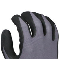 Gants de sécurité MaxiPact en nylon et spandex 15 jauges avec revêtement en mousse de nitrile, paume antidérapante, poignet tricoté, respirants, gants polyvalents