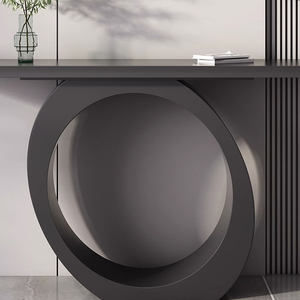Tavolino Consolle Ultra-Sottile Multifunzionale in Stile Italiano di Lusso Leggero, con Lastra di Roccia di Alta Gamma, per Ingresso Villa e Soggiorno - Product Image 4