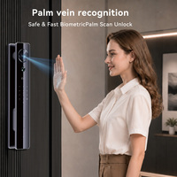 Cerradura Inteligente de Alta Seguridad con Cilindro de Grado B, Reconocimiento Facial 3D, WiFi, Cámara HD 1080P, Anti-Robo, Biométrica de Venas de la Palma, Nube