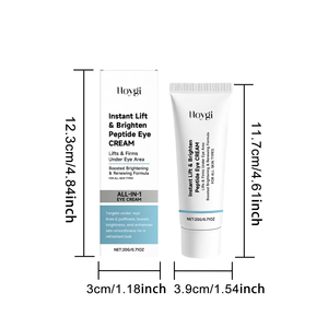 Crème pour les yeux au peptide, légère et hydratante, crème pour le contour des yeux, liftante et éclaircissante, soin hydratant pour les yeux, pour tous types de peaux - Product Image 3