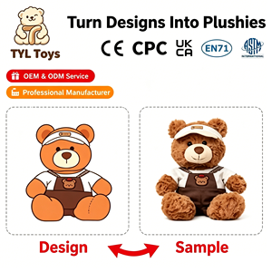 Fabbrica di Giocattoli in Peluche Personalizzati OEM ODM Orsacchiotto Imbottito con <span class=keywords><strong>Vestiti</strong></span> Morbido e Coccoloso Design Personalizzato Produttore e Fornitore di Peluche - Product Image 1