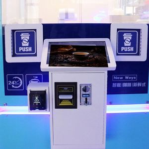 Distributeur automatique de café commercial Iplaysmart entièrement automatique avec écran tactile 16 pouces, SDK, boissons chaudes et froides, fonctionne avec des pièces, robot métallique italien - Product Image 4