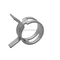 Colliers de serrage à ressort en acier galvanisé de haute qualité pour divers types de tuyaux en caoutchouc, accessoires automobiles, couvre-poussière, collier de serrage pour tuyaux