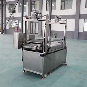 Otomatik Donut gaz ticari kaju fıstığı derin kızartma kızarmış soğan endüstriyel fritöz makinesi