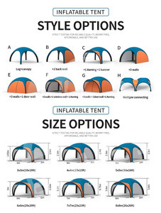 Fabricante <span class=keywords><strong>de</strong></span> Carpas Inflables Portátiles, Carpa Inflable <span class=keywords><strong>de</strong></span> Tela Oxford para Puestos <span class=keywords><strong>de</strong></span> Venta y Bares - Product Image 6