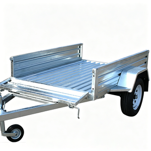 Remolque de Caja Galvanizado de 7x4 pies con Luces LED y <span class=keywords><strong>Rueda</strong></span> de Apoyo, <span class=keywords><strong>Carro</strong></span> Volquete para ATV de Bajo Consumo para Uso Agrícola - Product Image 6