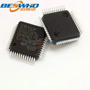 Stm32f051c8t6 Microcontrôleurs Composants électroniques Flash LQFP48 STM32F051C8T6