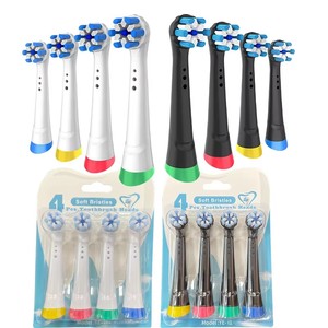 <span class=keywords><strong>Testine</strong></span> di Ricambio YBK per <span class=keywords><strong>Spazzolino</strong></span> Elettrico, Design Brevettato USA/UE, Setole Angolate Intrecciate per Rimozione Profonda della Placca, Confezione da 24 - Product Image 2