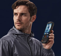 Terminal de Recolección de Datos Portátil UROVO CT48C 1D 2D, Escáner de Código de Barras de 4+64 GB, Android 12 Industrial, PDA Resistente de 4 Pulgadas