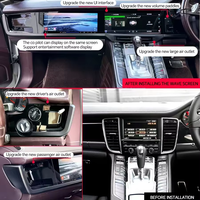 Système intelligent de navigation GPS pour Panamera 970 2010-2017, autoradio multimédia Android, écran double RHD