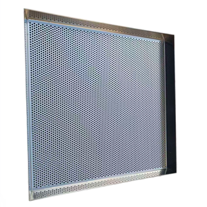 Plateau <span class=keywords><strong>de</strong></span> <span class=keywords><strong>cuisson</strong></span> perforé en acier inoxydable 400x600mm, robuste <span class=keywords><strong>et</strong></span> respirant, pour le séchage <span class=keywords><strong>et</strong></span> le refroidissement du pain, des pizzas <span class=keywords><strong>et</strong></span> des biscuits - Product Image 2