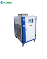 Mini refroidisseur d'eau automatique à engrenages, refroidi par air, 1-2 CV, pour évaporateur à réservoir en acier inoxydable, puissance 1,5-2,2 kW et compatibilité multi-tension