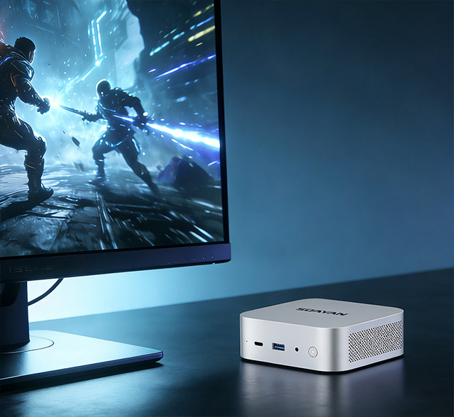 Onboard LPDDR4 Intel 1235U I5 8GB 16GB LPDDR4 Mini PC Game Desktop PICE 3.0 NVMe SSD Win 11 Pro Linux Factory Wholesale OEM ODM