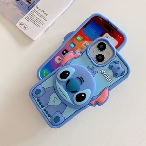 เคสโทรศัพท์มือถือซิลิโคนสีน้ำเงินลายการ์ตูน3D น่ารักสำหรับ17pro/iPhone17Pro <span class=keywords><strong>MAX</strong></span> กันกระแทก - Product Image 3