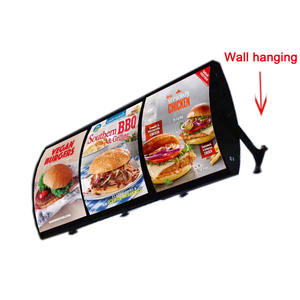 กล่องไฟ LED แบบโค้งด้านเดียว ป้ายเมนูเบอร์เกอร์ กล่องไฟ ป้ายโฆษณา - Product Image 5