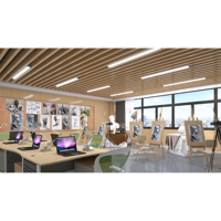 Service de conception acoustique tout-en-un pour salles de classe, bibliothèques, salles d'activités, studios de danse, salles de musique, ateliers d'art et décoration