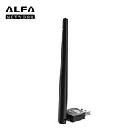 Adaptador WiFi USB 2.0 ALFA Network, Antena Inalámbrica, Adaptadores LAN, Tarjeta de Red, Adaptador WiFi Inalámbrico-N de 150 Mbps para TV, Decodificador
