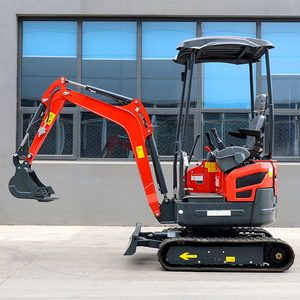 Envío Gratis, Mini Excavadora de 1.8 Toneladas con Certificación CE y EPA, Excavadoras Hidráulicas de 1, 2 y 3 Toneladas con Orugas y Cucharón - Product Image 1