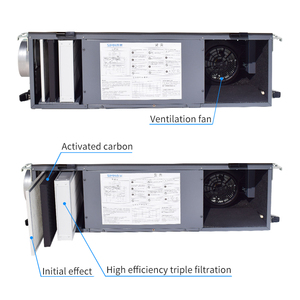 Déshumidificateur modulaire de type plafond avec purification d'air frais, réfrigérant R134a, 35L, 220V - Product Image 5