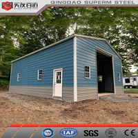 Maison préfabriquée, bâtiment en structure métallique, barndominium agricole, kits de hangar en acier métallique avec conception