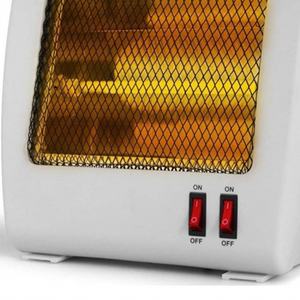 Estufa eléctrica de cuarzo de 800W, 2 potencias, 2 elementos, portátil con asa, antivuelco, 39,5x30x14,5 cm, ideal para calentar - Product Image 1