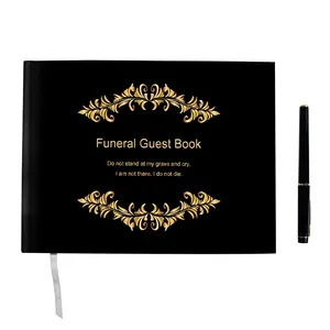 Custom Sign in Register In Loving Memory Funeral Guest Book For Funeral