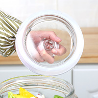 Bocaux de conservation alimentaire en verre à large ouverture, hermétiques, pour la cuisine et la maison, de bonne qualité pour la fermentation, 1L 2L 4L 6L
