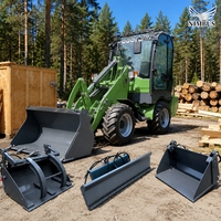 Cargadora de Ruedas con Personalización de Logotipo NIMBUS, Dirección Hidráulica Completa, Operación Multiusos para Jardinería, Cargadora Eléctrica