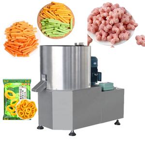 New Factory Supply Twin Screw Extruder Motor-Automatic Onion Ring Puffed Snack <b>Production</b> Line High Efficiency SUS304 Stainless - Product Image 5