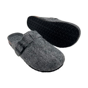 Comfort <strong>Clogs</strong> Slippers Unisex for Men Women with Cork-Footbed Cushion Adjustable Buckle <strong>Felt</strong> Lined <strong>Felt</strong> <strong>Clogs</strong> - Product Image 3