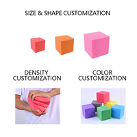 Vente en gros d'usine Cubes de mousse haute densité pour les parcs de trampolines à fosse de mousse Zones d'activités pour tout-petits Zones de loisirs à domicile