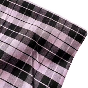 Dệt Kiểm Tra Sọc Sọc Vải Thổ Nhĩ Kỳ Áo Sơ Mi Ngủ Sợi Nhuộm 65% Polyester 35% Bông Flannel Áo Sơ Mi Vải Cho Đồng Phục bảo Hộ Lao động - Product Image 4