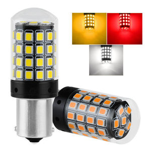 ไฟสัญญาณ LED S25 สำหรับตกแต่งรถยนต์ ไฟถอยหลัง พร้อมขั้วหลอด 1156 1157 BA15S BAY15D 3030 สภาพใหม่ ขายส่ง - Product Image 5