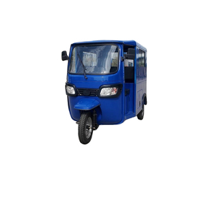 Motocicleta de 3 Ruedas con Cabina de Conducción/Scooter Eléctrico Semicerrado con Asiento para Pasajero/Triciclo de Carga para Adultos - Product Image 1